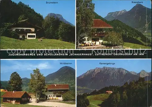 Oberaudorf Jugendherberge Schullandheim Schauerhaus Kat. Oberaudorf