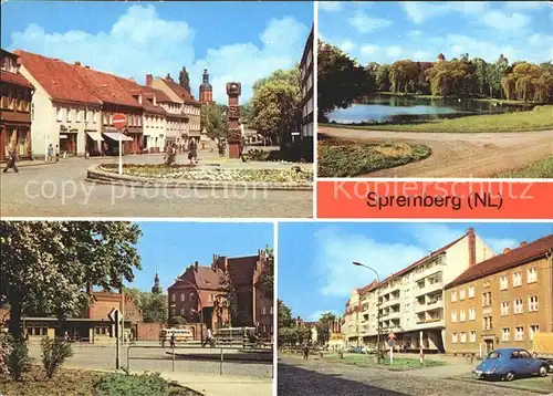 Spremberg Niederlausitz Busbahnhof Schloss Clara  Zetkin  Strasse Kat. Spremberg