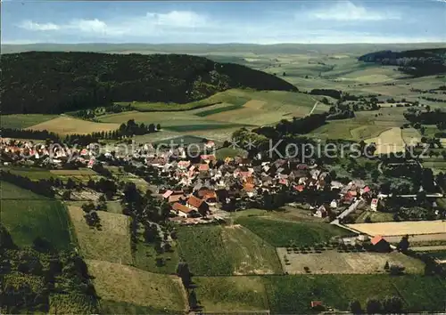 Bruchhausen Hoexter Fliegeraufnahme Kat. Hoexter