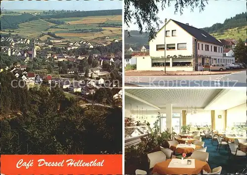 Hellenthal Eifel Cafe Dressel Gastraum Panorama Kat. Hellenthal