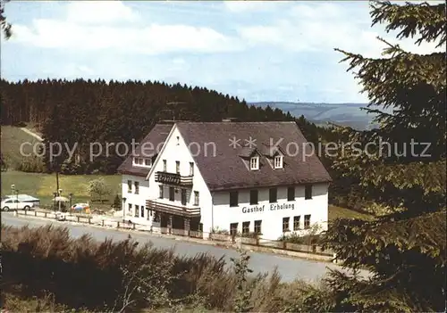 Laibach Bad Berleburg Hotel Pension Cafe Erholung Kat. Bad Berleburg