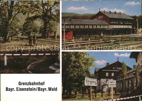 Bayrisch Eisenstein Grenzbahnhof Landesgrenze Kat. Bayerisch Eisenstein