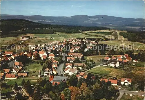 Hohegeiss Harz Fliegeraufnahme Kat. Braunlage