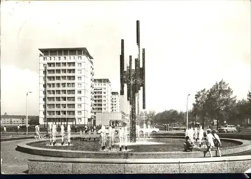 Halle Saale Chemiebrunnen Leninallee Kat. Halle