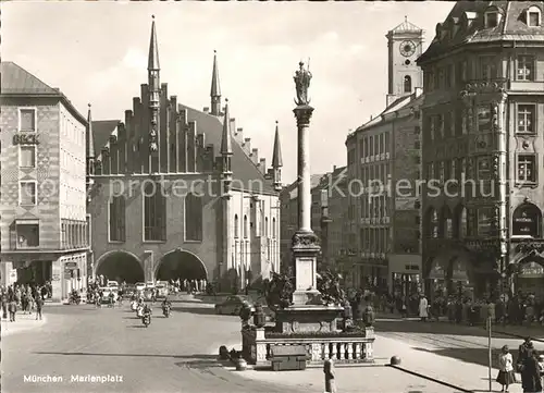 Muenchen Marienplatz Kat. Muenchen