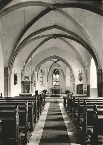 Blumenthal Schleiden Kirche St Brigida Blumenthal Inneres  Kat. Hellenthal