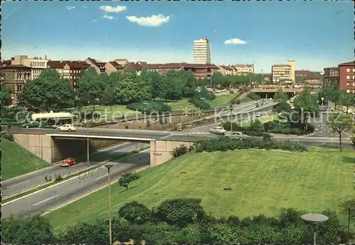 Duisburg Ruhr Stadtautobahn Hauptbahnhof  Kat. Duisburg