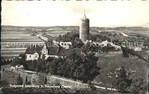 Schoenburg Naumburg Burgruine Kat. Schoenburg Naumburg