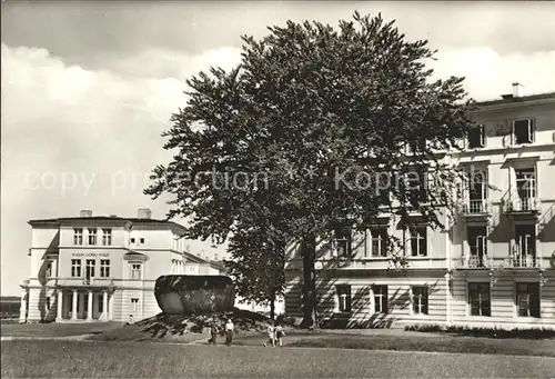 Heiligendamm Ostseebad Sanatorium fuer Werktaetige Haus Berlin und Maxim Gorki Haus Kat. Bad Doberan