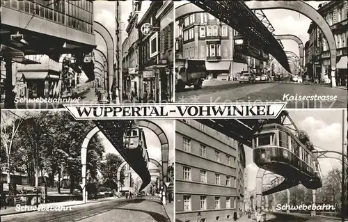 Vohwinkel Kaiserstrasse Schwebebahn  Kat. Wuppertal