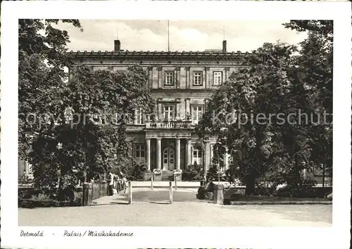 Detmold Palais Musikakademie Kat. Detmold