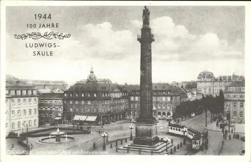 Darmstadt Ludwigsmonument A. H. Platz Kat. Darmstadt