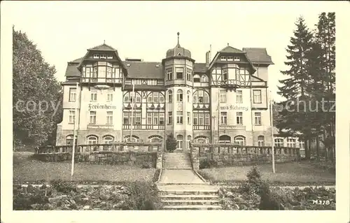 Schierke Harz Ferienheim Franz Mehring  Kat. Schierke Brocken