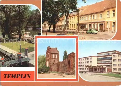 Templin Erholungsheim Salvador Allende Stadtmauer Wiekturm  Kat. Templin