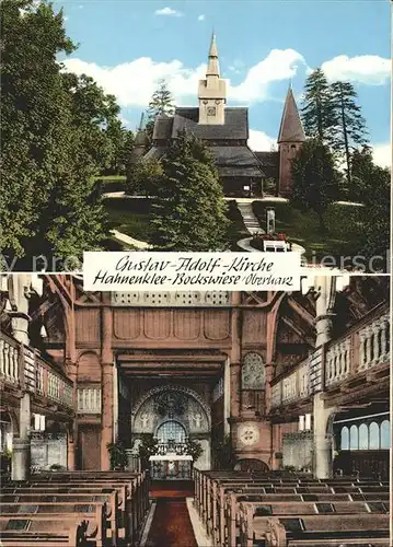 Hahnenklee Bockswiese Harz Gustav Adolf Kirche Kat. Goslar
