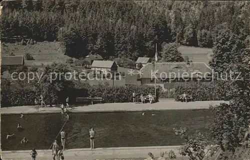 Jonsdorf Gebirgsbad mit Schweizertal Kat. Kurort Jonsdorf