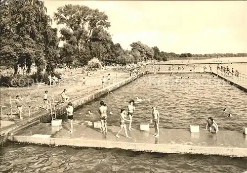 Torgau Freibad am grossen Teich Kat. Torgau