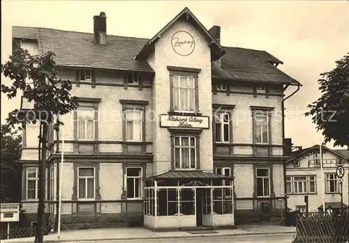 Oberhof Thueringen Zentrag Ferienheim Richard Eiling Kat. Oberhof Thueringen