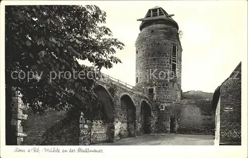 Zons Muehle Stadtmauer Kat. Dormagen