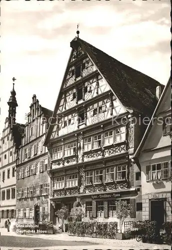 Dinkelsbuehl Deutsches Haus  Kat. Dinkelsbuehl