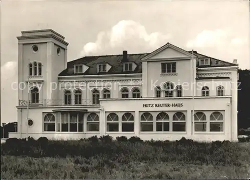 Kuehlungsborn Ostseebad Hotel Erholungsheim Fritz Reuter Haus  Kat. Kuehlungsborn