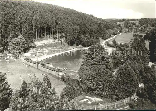 Lobenstein Thueringen Bad Freibad Koseltal Kat. Bad Lobenstein