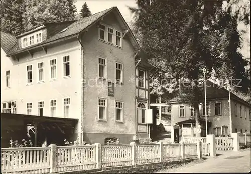 Bad Finkenmuehle FDGB Erholungsheim Hauptgebaeude Kat. Herschdorf Ilmenau