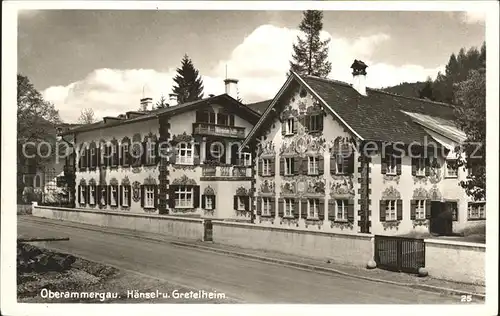 Oberammergau Haensel Gretelheim  Kat. Oberammergau