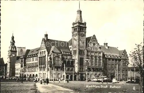 Karl Marx Stadt Rathaus Kat. Chemnitz