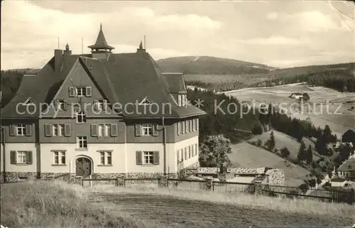 Johanngeorgenstadt Jugendherberge Ernst Schneller  Kat. Johanngeorgenstadt