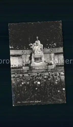 Wien Kaiser Elisabeth Denkmal  Kat. Wien