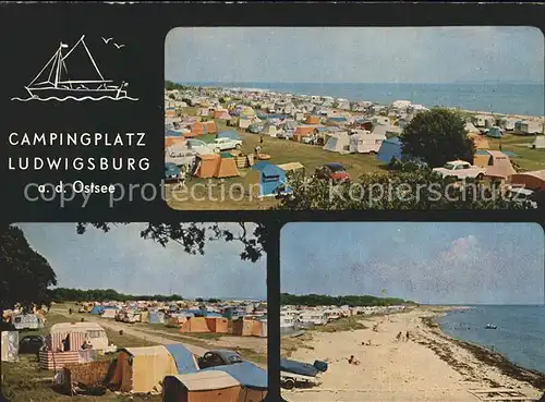 Loose Eckernfoerde Campingplatz Ludwigsburg Ostsee Strand Kat. Loose