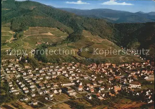 Ortenberg Baden Kinzigtal Schwarzwald Fliegeraufnahme Kat. Ortenberg