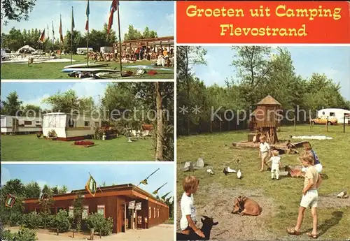 Biddinghuizen Camping Flevostrand Kiosk Kinderspielplatz Kat. Biddinghuizen