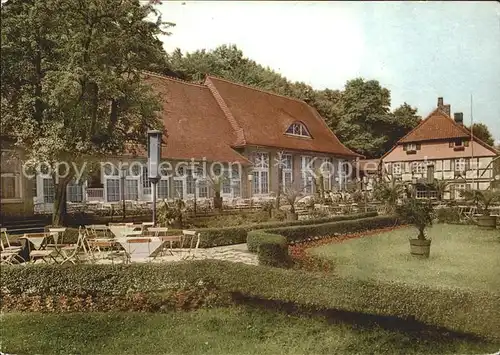 Wernigerode Harz Konsum Grossgaststaette Storchmuehle Gartenterrasse Kat. Wernigerode