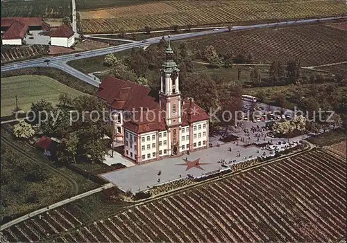 Birnau Barock Kloster Baumeister Peter Thumb Bildhauer Feuchtmayer Fliegeraufnahme Kat. Uhldingen Muehlhofen