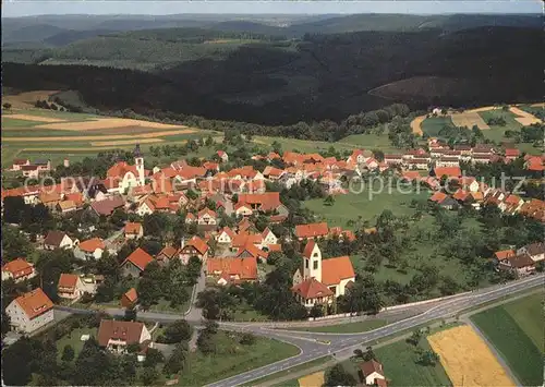 Struempfelbrunn Fliegeraufnahme Kat. Waldbrunn