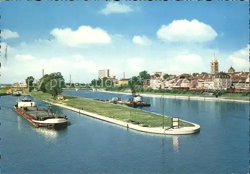 Schweinfurt Gross Schiffahrtsstrasse Rhein Main Donau Kat. Schweinfurt