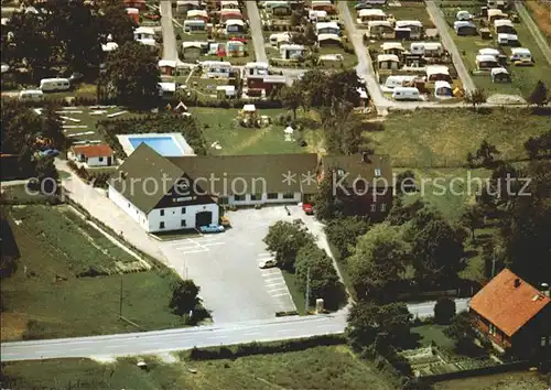 Reinsdorf Apelern Dorfkrug Reinsdorf mit Campingplatz Fliegeraufnahme Kat. Apelern