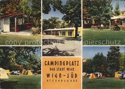 Wien Campingplatz Atzgersdorf Kat. Wien