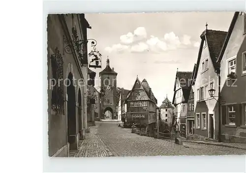 Rothenburg Tauber Ploenlein Kat. Rothenburg ob der Tauber