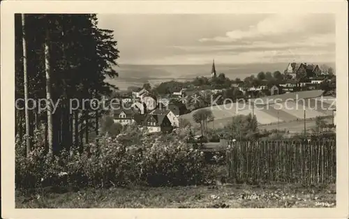 Schoeneck Vogtland Panorama Kat. Schoeneck Vogtland