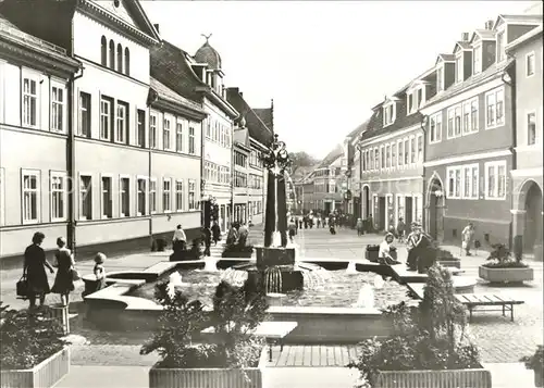 Suhl Thueringer Wald Steinweg Brunnen Kat. Suhl