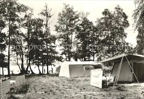 Deutschbaselitz Campingplatz am Waldrand Kat. Kamenz