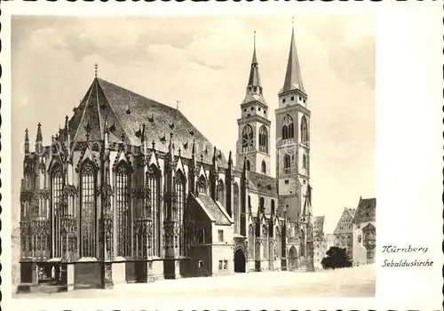 Nuernberg Sebalduskirche Kat. Nuernberg