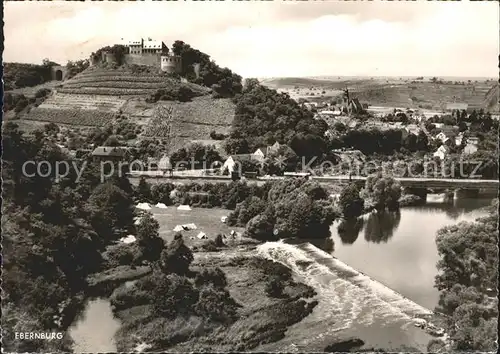 Ebernburg Panorama Burg Kat. Bad Muenster am Stein Ebernburg