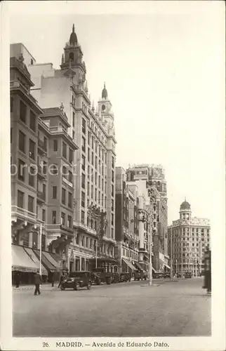 Madrid Spain Avenida de Eduardo Dato Kat. Madrid