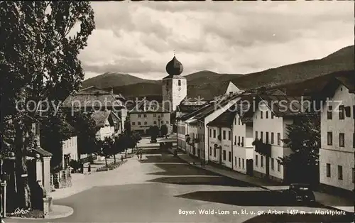 Lam Oberpfalz Marktplatz Arber  Kat. Lam