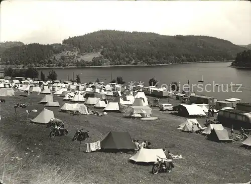 Saalburg Saale Stausee Bleilochsperre Campingplatz Kat. Saalburg Ebersdorf