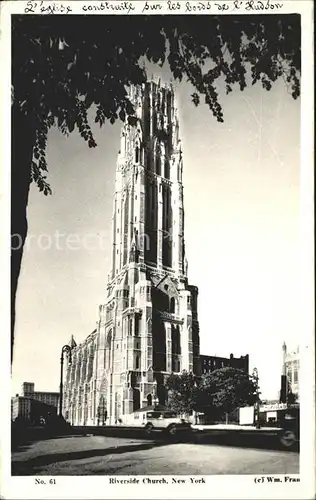 New York City Riverside Church / New York /